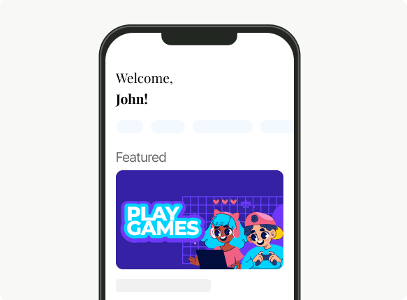 Never let your users get bored Never let your users get bored